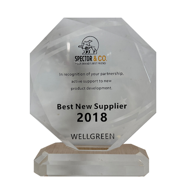 Wellgreen Honored as Spector & Co’s 2018 Outstanding Supplier